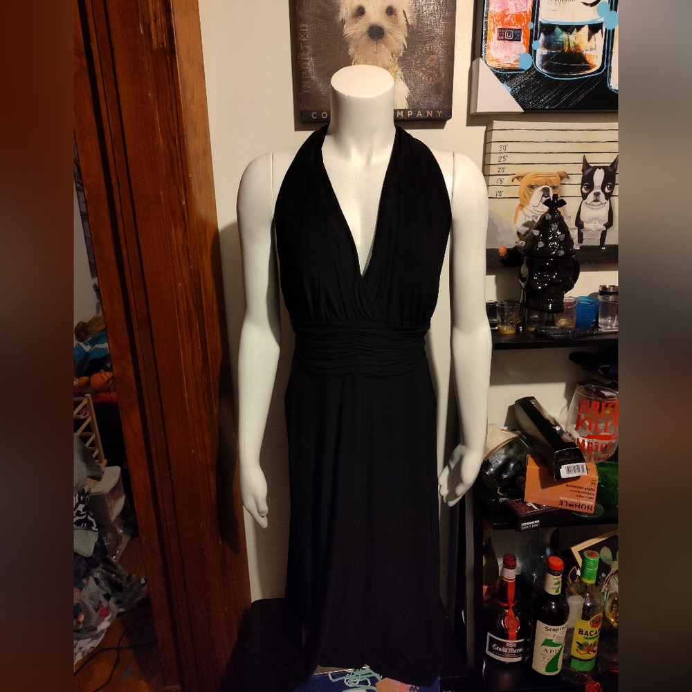 Jones Wear Black Halter Dress size 16